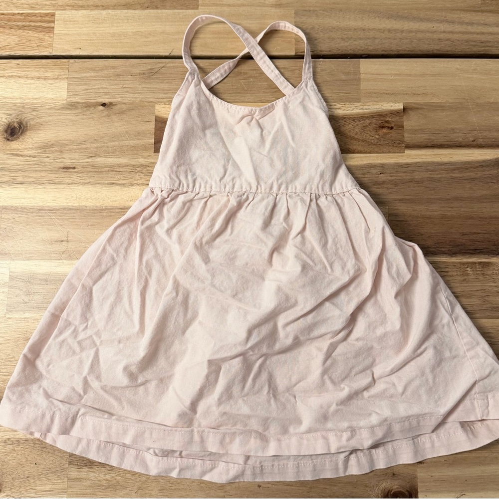 Nest & Nurture Freya Tunic Dress Blush Cotton 2T Ethically Made Canada